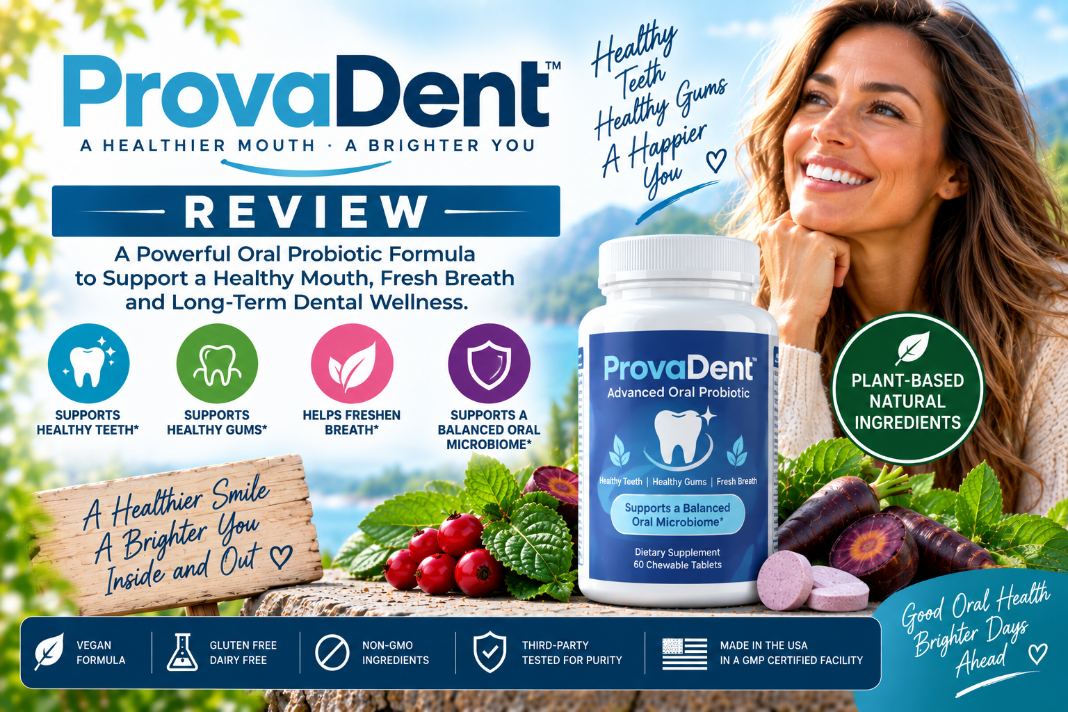 ProvaDent Review – Can This Oral Probiotic Support Teeth, Gums and the Oral Microbiome?
